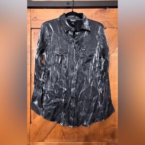 Wrangler Black Glossy Shirt